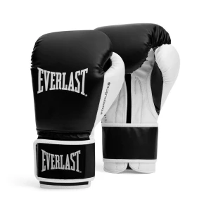 RĘKAWICE BOKSERSKI EVERLAST POWERLOCK PU BLACK/WHITE