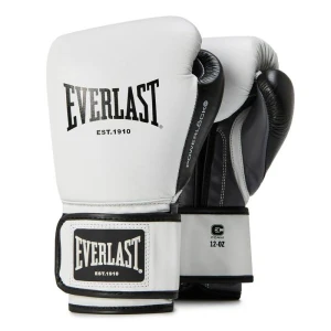 RĘKAWICE BOKSERSKI EVERLAST POWERLOCK BLACK/WHITE